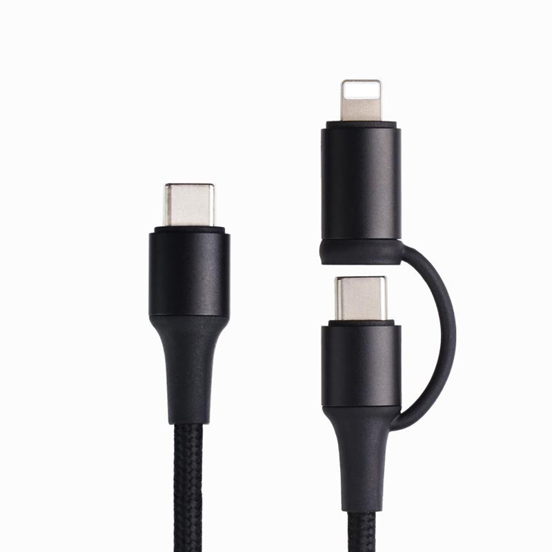 Amazon Top Seller 1M 2 in 1 usb Cable Male to Female USB Phone Fast Charger USB Type C Cable for Macbook Phone