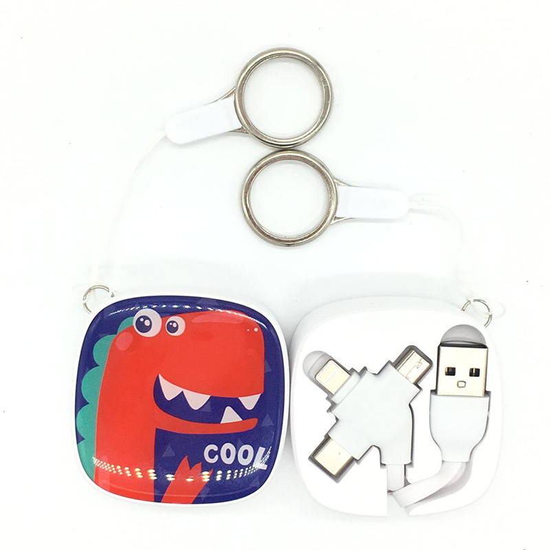 2020 Wholesale 3 in 1 USB Data Cable Multi Retractable 2.1A Fast Charge Cable Type C usb Cable for Samsung/iphone /Andriod