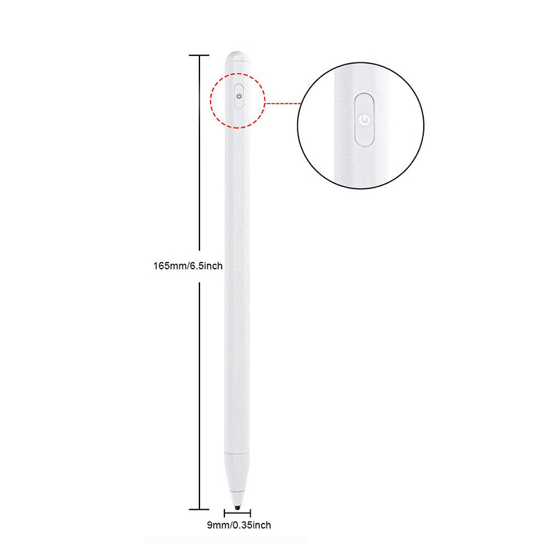 Touch Stylus Pen For Apple Ipad,Rechargeable Stylus Pen For Capacitive Screen,Universal Stylus Pen Drawing Ipen
