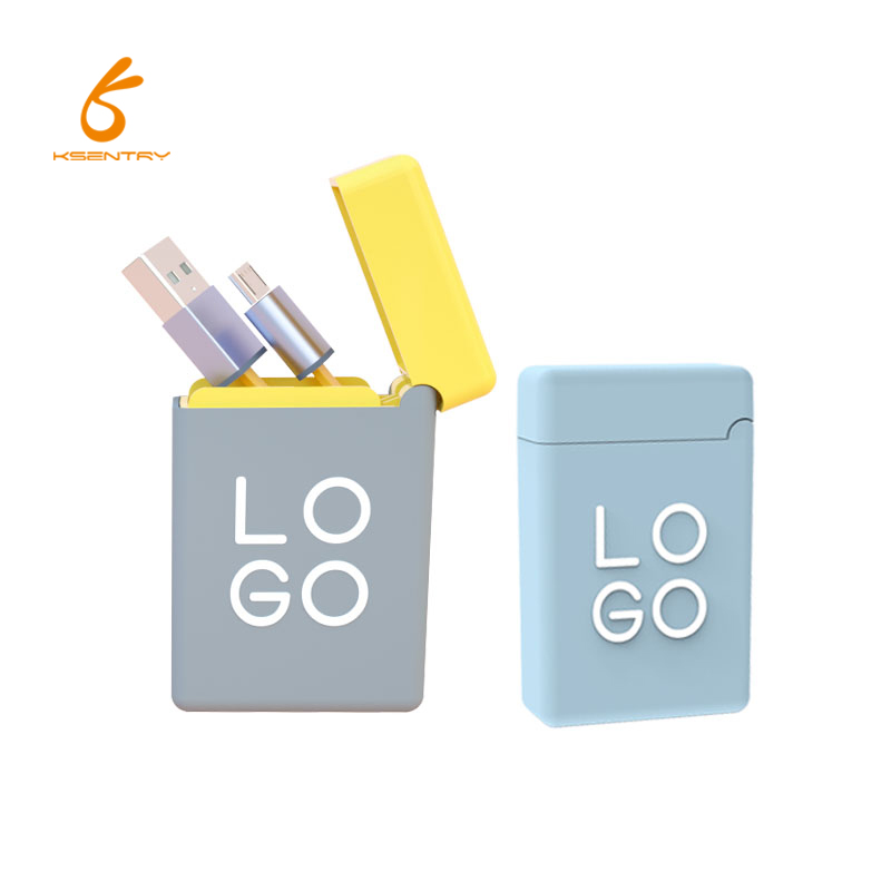 Wholesale oem custom PVC lighter shell 3in1 retractable charging usb cable