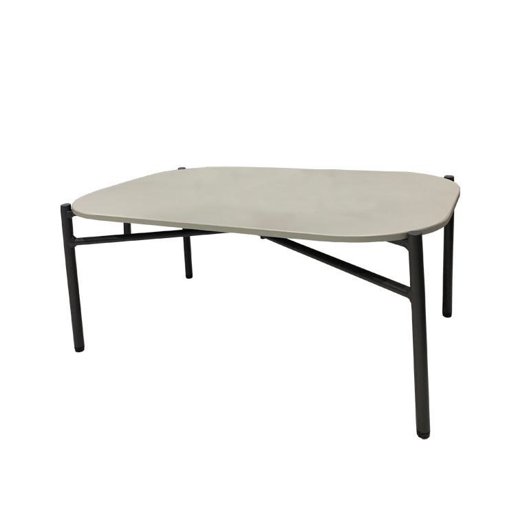 Nordic modern living room simple white center coffee table and side table