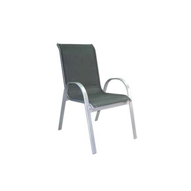 Hot selling promotional modern Alu. stacking chair