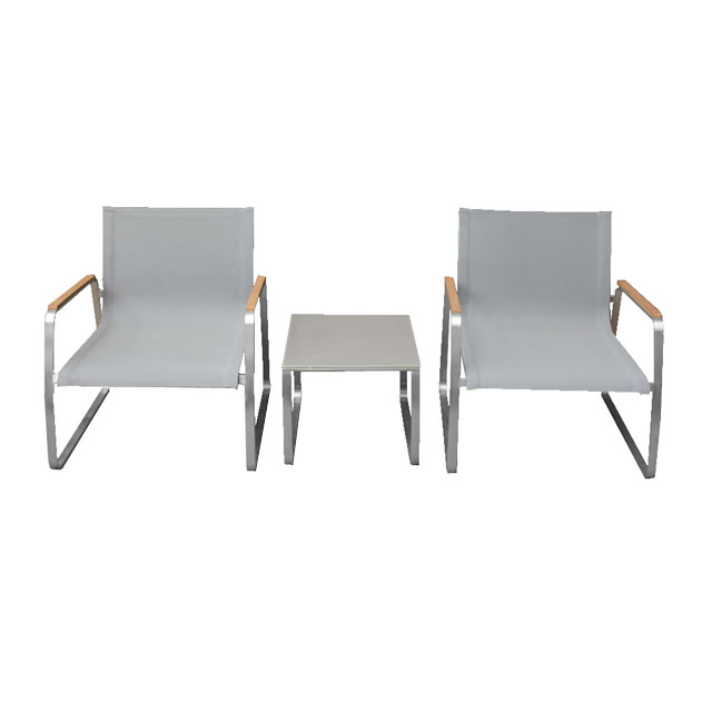 Stainless steel  furniture set of 3