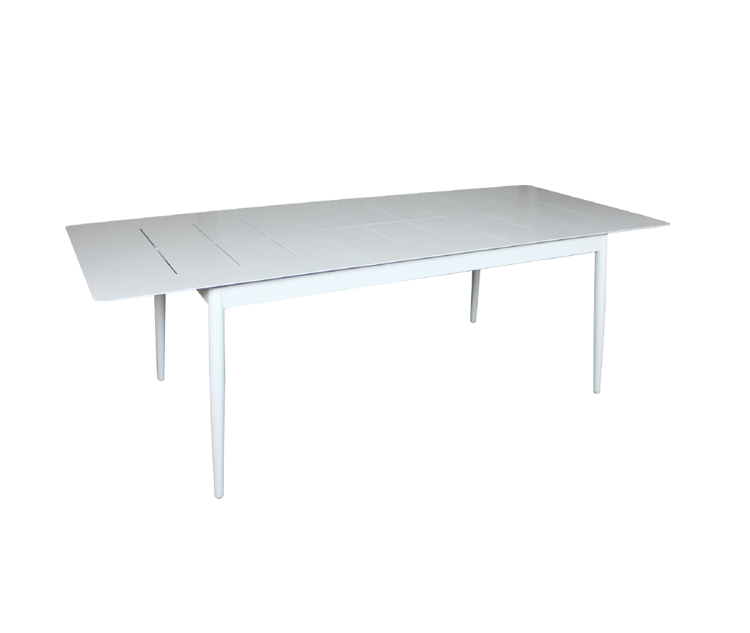 Hot Selling Home Furniture Dining Table Outdoor Table Aluminium Modern Use Rectangular Stretching Extensible