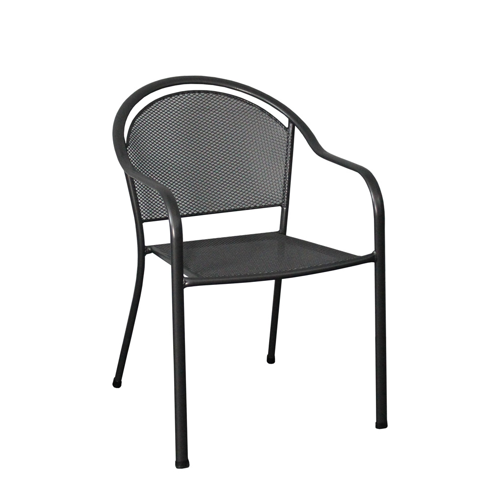 modern design wholesale steel mesh outdoor chair of garden furniture balcony table set