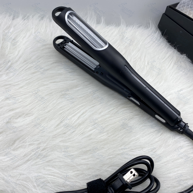 Professional custom logo curly hot heating tools crimping hair iron electric automatic hair curler roller