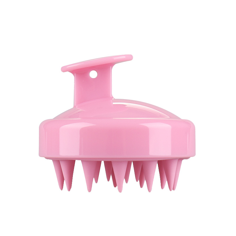 Soft Silicone Scalp Massager Shampoo Hair Brush Wheat Straw Scalp Exfoliator Care Hair Washing Shampoo Brush